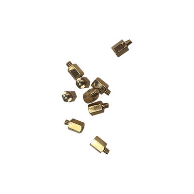 OEM Custom Metal Services Brass CNC Turned Components Customizable